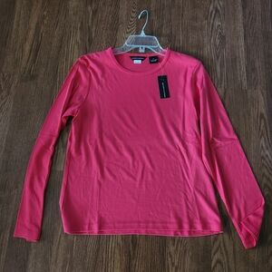 Women's Pink Long Sleeve Tee